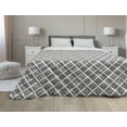 thumbnail image 1 of Floral Down Alternative Comforter, Art of Blossoming Flowers Romantic of Love, Microfiber Quilt for All Season, 5 Sizes, Dark Blue Pale Blue, by Ambesonne, 1 of 3