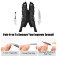 thumbnail image 5 of Unique Bargains Stainless Steel Toenail Clippers for Thick Nails Black, 5 of 7