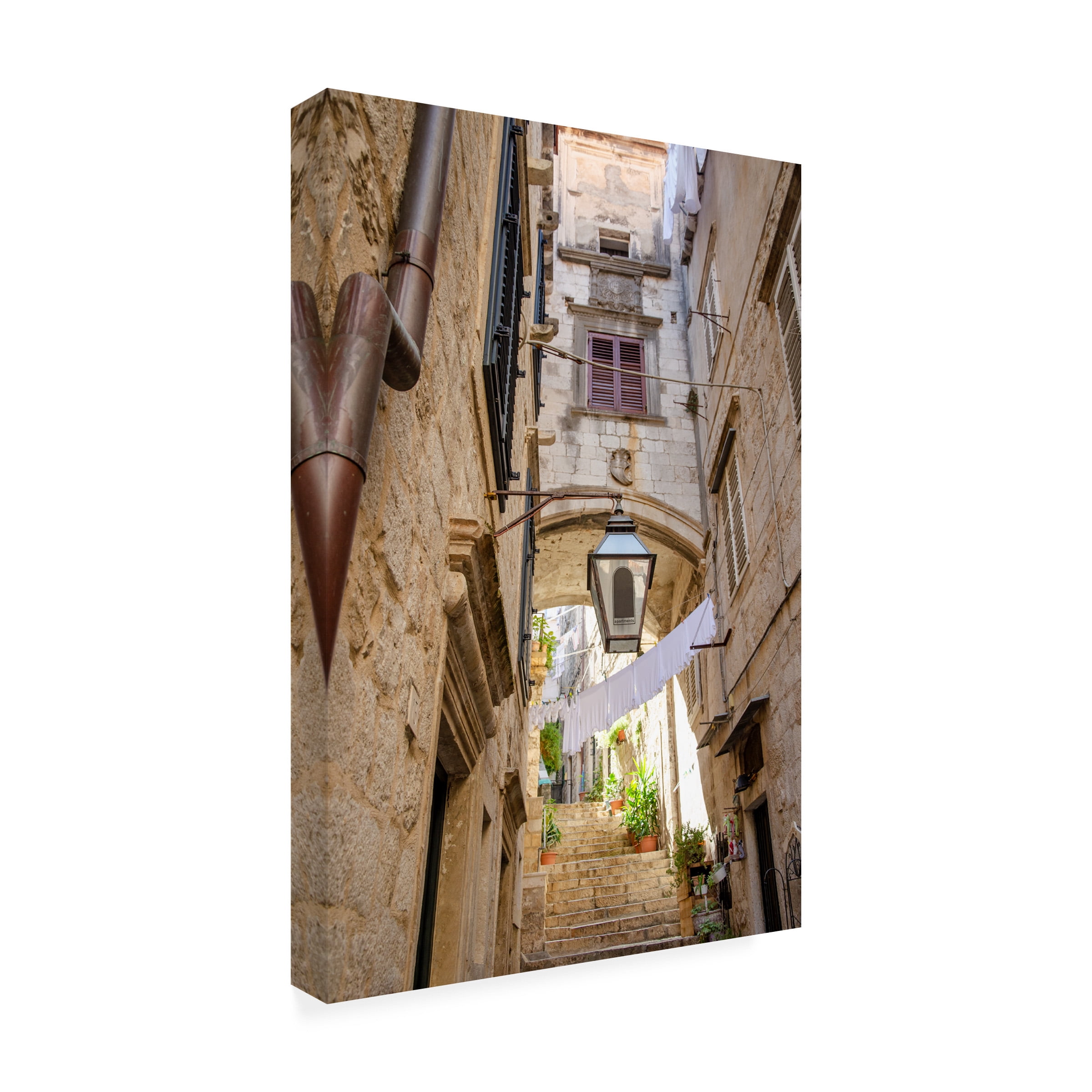 Laura DeNardo 'Laundry Day Dubrovnik Croatia' Canvas Art