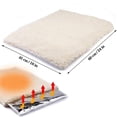 thumbnail image 4 of HOMEIORA 1 Pack Self Heating Cat Pad / Self-Warming Cat Dog Bed / Thermal Cat Mat for Outdoor and Indoor Pets, 24" x 18", White, 4 of 7