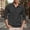 Grey, variant on Men Polo Shirt Long Sleeve Button Down Tee Shirt Slim Fit Grey Casual Polos for Man