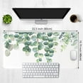 thumbnail image 2 of Green Leaf Mouse Pad Large Extended Gaming Mousepad, Desk Mat with Stitched Edges XXL Size ( 31.5x15.75 Inchs), Wireless Mouse Keyboard Mat for Desktop Laptop, Work, Game, Office, Home, 2 of 6