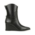 thumbnail image 2 of Franco Sarto Women's Etta Pointed Toe Wedge Boot Black 9M, 2 of 2