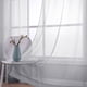 thumbnail image 4 of Cortinas KOUFALL de color gris transparente para dormitorio y sala de estar, 213 cm, 4 of 8
