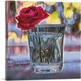 thumbnail image 1 of ARTCANVAS Rose Flower Drink Home decor Canvas Art Print - Size: 26" x 26" (1.50" Deep), 1 of 9