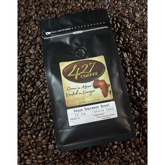 Generic Espresso Dark Roast Whole Bean Coffee, Naturally Caffeinated, 12 Ounce Bag