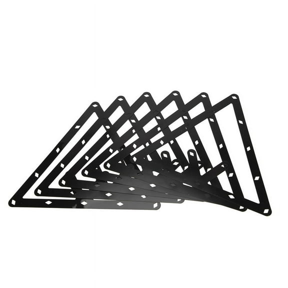 6PCS Holder Sheet Billiards Triangle Cue Accessories for 8, 9, and 10 Ball