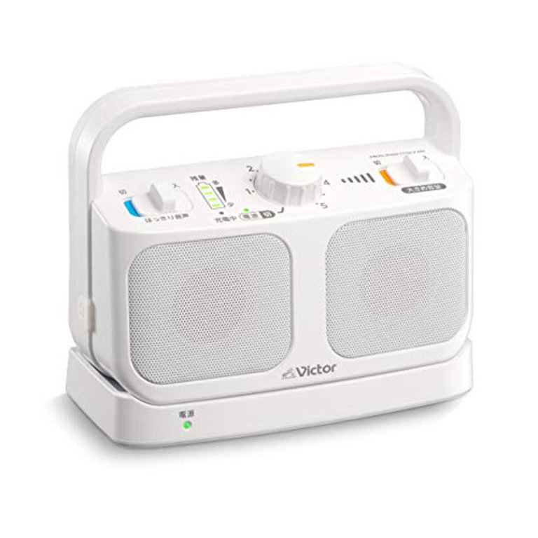 VICTOR JVC SP-A900-W Wireless Speaker System Life Waterproof Specifications Continuous 20 Hours Available Raku Series White