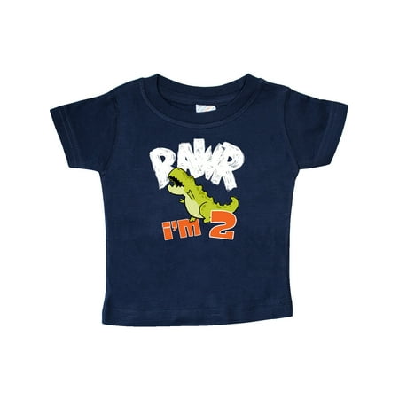 

Inktastic RAWR I m 2! Baby Tyranosaurus Rex Gift Baby Boy or Baby Girl T-Shirt