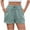 Mint Green, variant on cocolona Womens Spring Summer Elastic waist Drawstring Shorts Casual Solid Loose Beach Shorts Lounge Shorts with Pockets