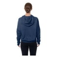 thumbnail image 5 of Women's New Era Navy Chicago Bears Throwback Boxy Hoodie Sweatshirt, 5 of 5