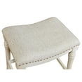 thumbnail image 3 of Powell Hayes 27" Backless Wood Counter Stool, Cream Finish, 3 of 4