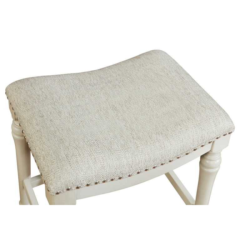 Cream backless clearance bar stools