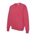 thumbnail image 3 of Champion B00684706 Mens Garment-Dyed Crewneck Sweatshirt, Crimson - Extra Large, 3 of 6