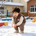 thumbnail image 3 of Faraee Baby Boys Girls Fleece Vest Zip Up Cute Bear Jackets 3 6 12 18 24 Months Fuzzy Fall Winter Warm Clothes Newborn Outwear for 2T 3T 4T Toddler Infant,Brown, 3 of 9