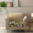 thumbnail image 5 of ZUXONGSY Sunflower Couch Cushion Cover Cow Print 1 Seater Outdoor Patio Couch Cushion Protector Cover Spandex Couch Seat Cushion Slipcover Gifts for Friends and Family, 5 of 5