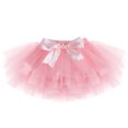 thumbnail image 2 of FYMNSI Baby Girl First Birthday Outfit Cake Smash Short Sleeve Romper Tutu Skirt Headband 3pcs Set, 2 of 10