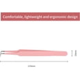 thumbnail image 4 of Lash Tweezers for Eyelash Extensions FADLASH Professional Japanese Stainless Steel Precision Lash Extension Tweezers Precise Individual Lashes Tweezers, 4 of 7