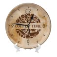 thumbnail image 2 of Reloj de pared Coffee Time - Reloj de pared silencioso de 10 pulgadas que no hace tictac - Estilo rústico retro campestre decorativo para sala de estar, cocina, hogar, baño y dormitorio, 2 of 7
