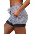 thumbnail image 2 of Women's Drawstring Athletic Shorts with Pockets, Casual Stretch Summer Shorts for Fitness and Daily Wear, 2 of 7