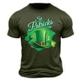 thumbnail image 3 of lcziwo Mens St Patricks Day Shirt Funny St Pattys Day Costume Tee Short Sleeve Graphic Tops 2025 Spring Summer Casual Round Neck Blouse Prime Today,Green,XL, 3 of 6
