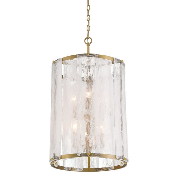 Minka Lavery 3637 Veil 6 Light 16" Wide Multi Light Pendant - Brass