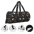 thumbnail image 3 of KLL Cute Rabbit And Flower Duffle Bag For Men Women Sport Gym Fitness Tote Travel Training Workout Basketball Football Weekender, 3 of 6