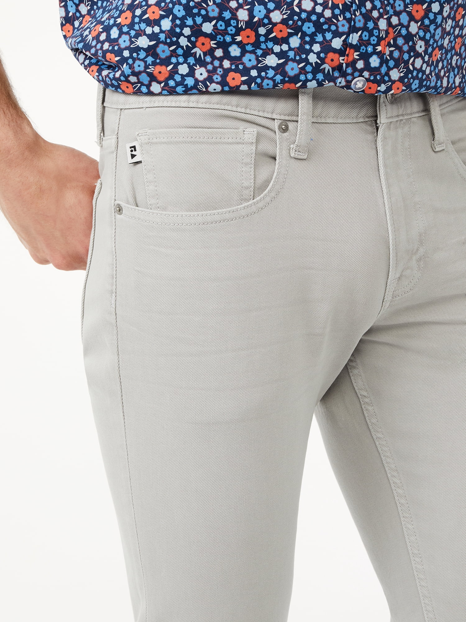 Free Assembly Men's Garment Dyed Slim Jeans