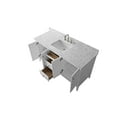 thumbnail image 6 of Vanity Art 60" Bathroom Vanity with Sink, Freestanding Storage Cabinet with Engineered Marble Top, Flip Down Tray, Drawer, and Shelve, 6 of 8