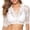 C-White59, variant on DHFJKG Lace Sheer Crop Tops For Women V Neck Half Sleeve T Shirt Sexy See Through Slim Fit Summer Night Out Clubwear Trendy Top