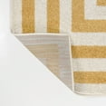 thumbnail image 3 of JONATHAN Y MOROCCAN HYPE 2 x 8 Runner Rug, Bandol Mitre Stripe - Yellow/Ivory, MOH211G-28, 3 of 6