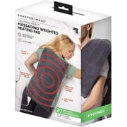 Restored As Seen on TV Sharper Image Calming Heat Weighted Massaging Heating Pad Targeted pressure and deep penetrating heat Revolutionary Massaging, Weighted, Heating Pad Heat therapy to your joints and muscles (Refurbished)