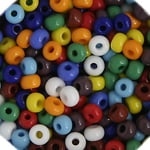 John Bead 22g 2/0 Czech Seed Beads Opaque Multi Assorted Colors