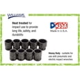 thumbnail image 4 of 15/16" x 3/4" Drive 12 Point Shallow Supertorque™ Socket, Black Industrial Finish. Suitable For Impact Use. Williams® # JHW38430, 4 of 7