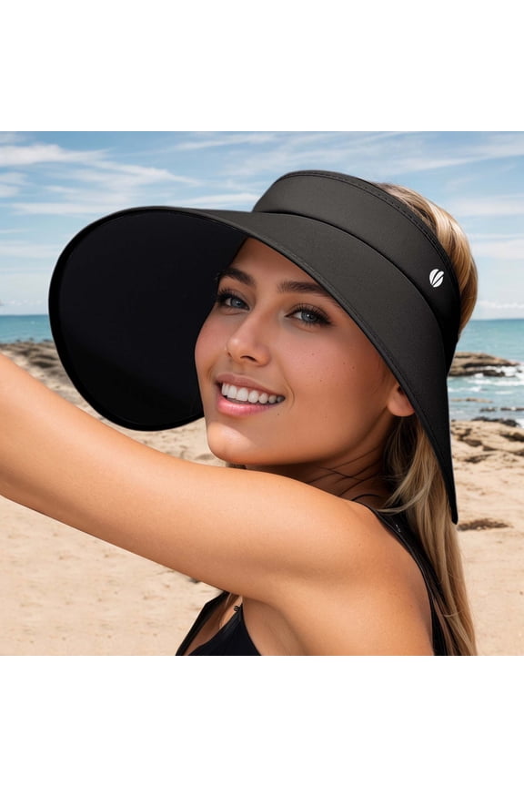 Ladies Wide Brimmed Open Top Hat Outdoor Cycling Folding Sun Hat Women Hiking Hats for Men Hats with Bows Rolling Stripe Hat Women's Fedoras Cowboy Hat for Women Dominoes Visor Summer Hat Men Beach