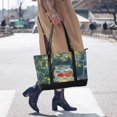 thumbnail image 4 of FORMRS Canvas Laptop Tote Bag for Women with 15.6" Computer Compartments Shoulder Handbag, Sunshine Goldfish, 4 of 7