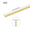 thumbnail image 2 of Uxcell 1.5mm x 250mm Brass Round Rod for DIY Crafts 10Pcs, 2 of 5