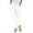 White, variant on ManxiVoo Women's Everyday Casual Pants Comfortable Elastic Waist Trousers with Functional Pockets XL Size Yellow