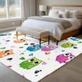 thumbnail image 4 of Cartoon Owl Large Area Rugs 6x9 ft Cute Animal Modern Art Washable Rug Non Slip Indoor Carpet Absorbent Floor Mat for Living Room Bedroom Dining Room, 4 of 9