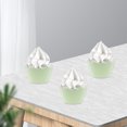 thumbnail image 5 of 24pcs Solid Color Cupcake Wrappers Paper Baking Cup Liners Cake Decoration Wraps Holder (Green), 5 of 5
