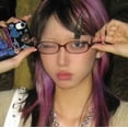 thumbnail image 3 of Gafas de montura pequeña para niña bidimensional, estilo retro, estilo Y2G, para mujer, estilo callejero, montura de gafas con degradado liso, 3 of 6