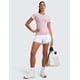 thumbnail image 3 of Remera CRZ YOGA sin costuras de manga corta para correr color rosa talla M, 3 of 5