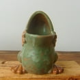 thumbnail image 4 of Gardening Supplies Frog Planter Pot Gift Ceramic Cyan Lawn Flowerpots, 4 of 11