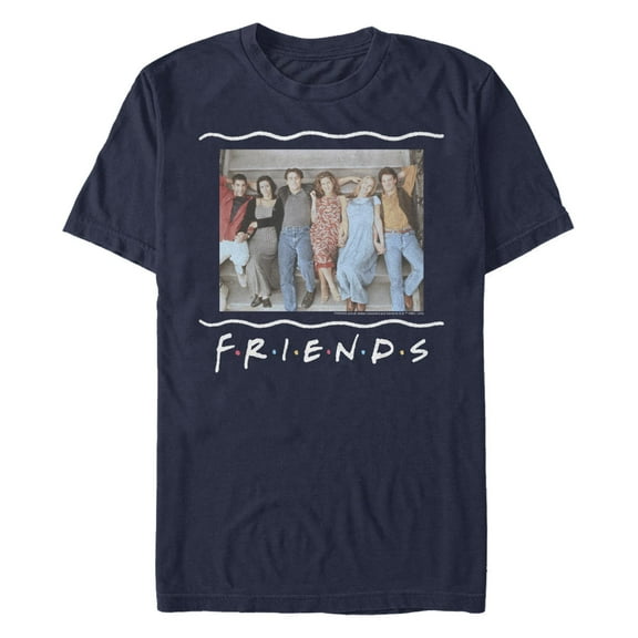 Men's Friends Stair Group Pose Graphic T-Shirt