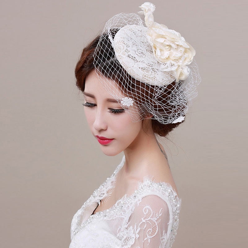 Alextreme Birdcage Net Wedding Hat 
