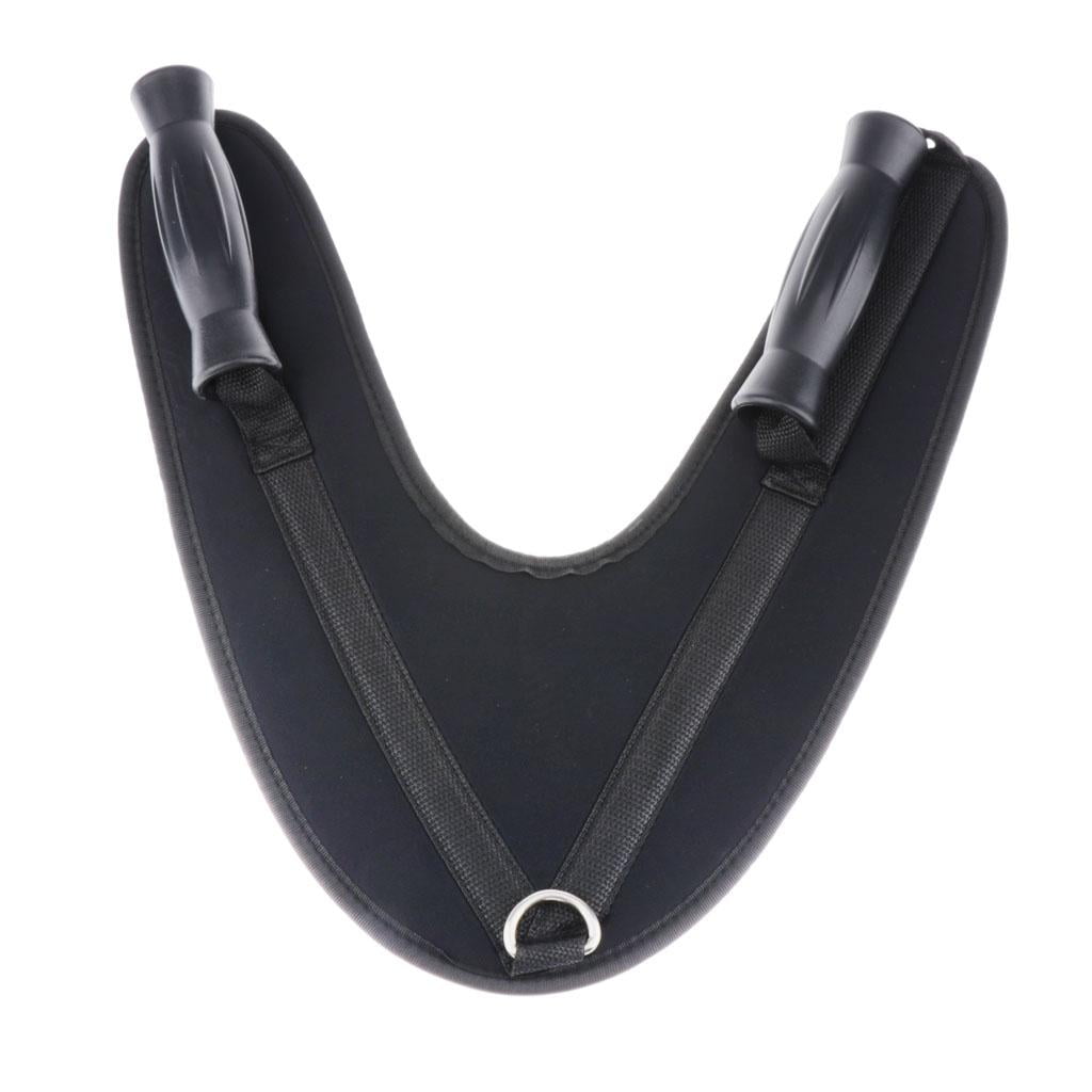 Solid Ab Crunch Harness home and gym Equipment Protects Neck