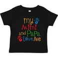 thumbnail image 3 of Inktastic Mimi and Papa Love Me Boys or Girls Toddler T-Shirt, 3 of 5