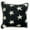 Black and White, variant on Plutus Brands Black and White Plutus Stars Soft Animal Faux Fur Luxury Throw Pillow 20 in x 20in, Double Sided 20" x 20"