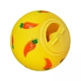 thumbnail image 1 of 2xPet Comedero Lento Tazón Snack Juguete Bola Interactivo Juguete Para Cachorro Amarillo, 1 of 5