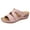 Pink, variant on ICQOVD Women'S Multi-Color Embroidered Sandals With Wedge Fish Mouth Platform Shoes